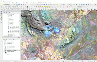 Sentinel 2 images over the Argyle mine